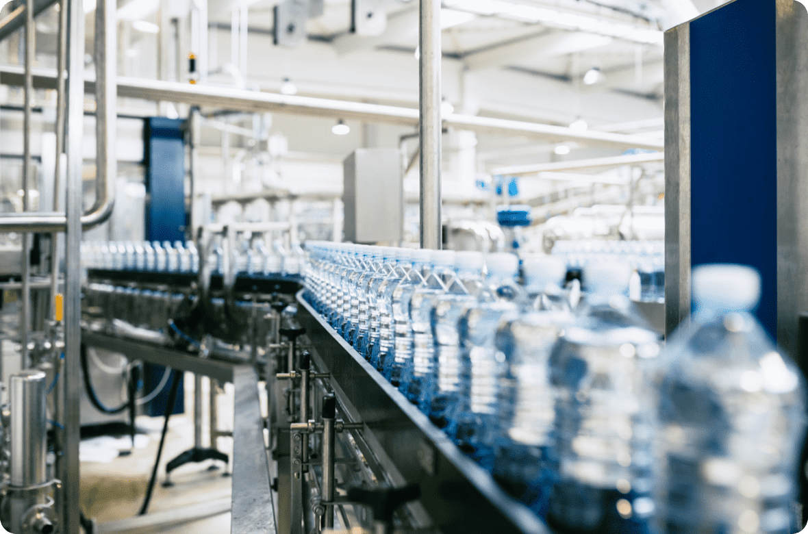 Línea de llenado de agua